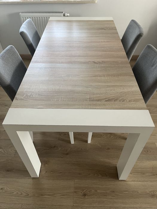 Stół 120x80cm + 4 krzesła komplet do jadalni