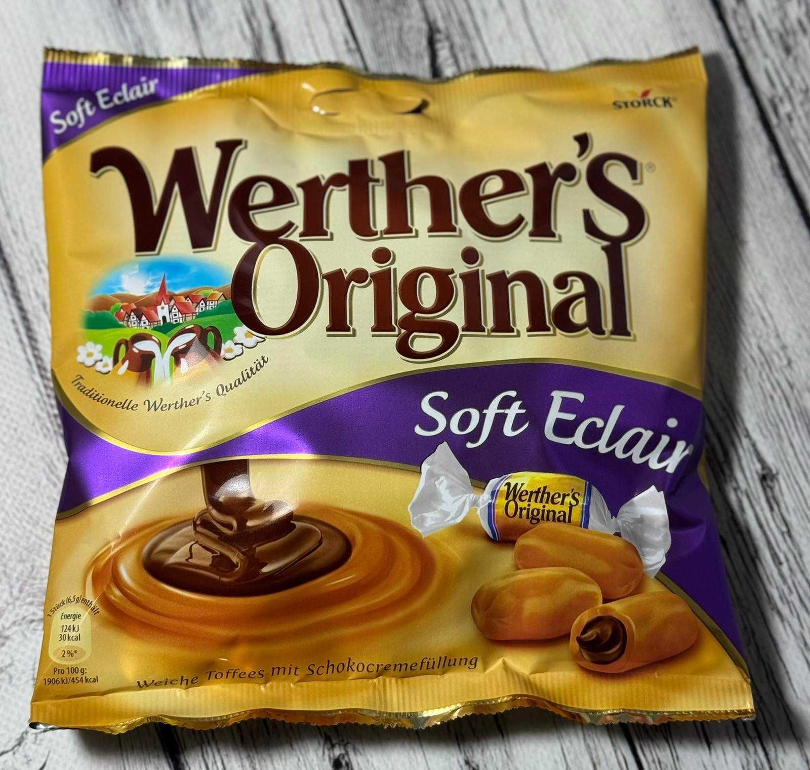 Цукерки Werther’s 5 видів більше у описі товару