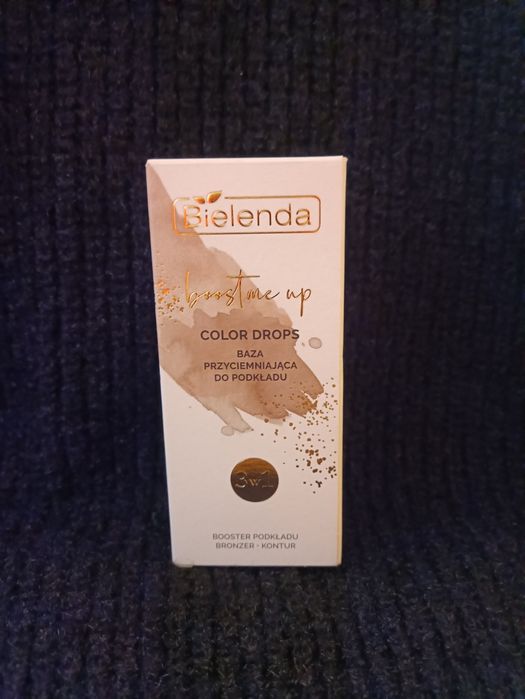 Bielenda Boost me up - Color Drops - baza przyciemniająca do podkładu
