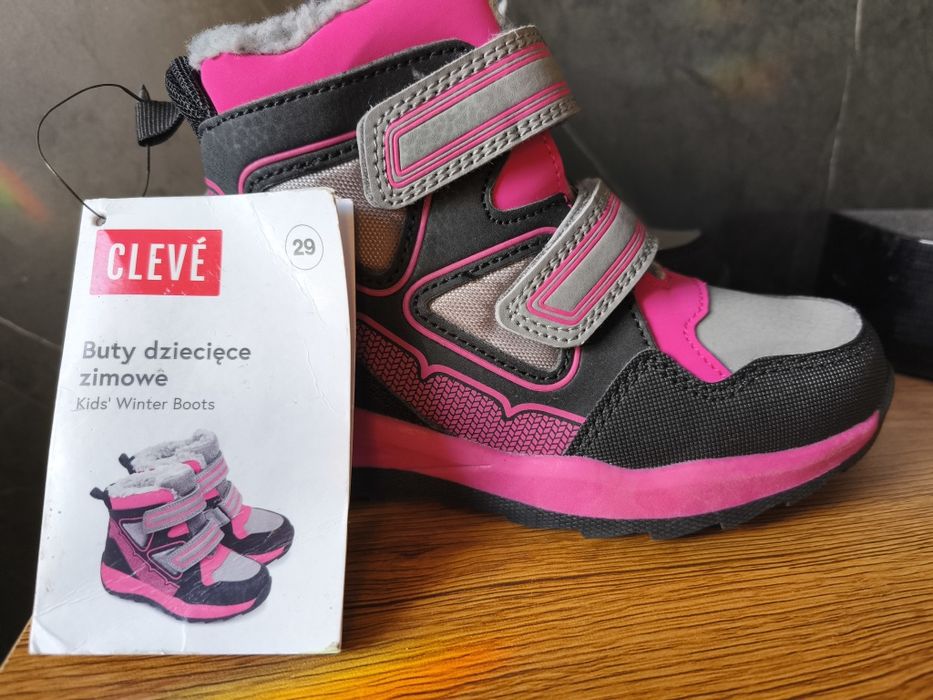 Buty dziewczęce zimowe rozmiar29