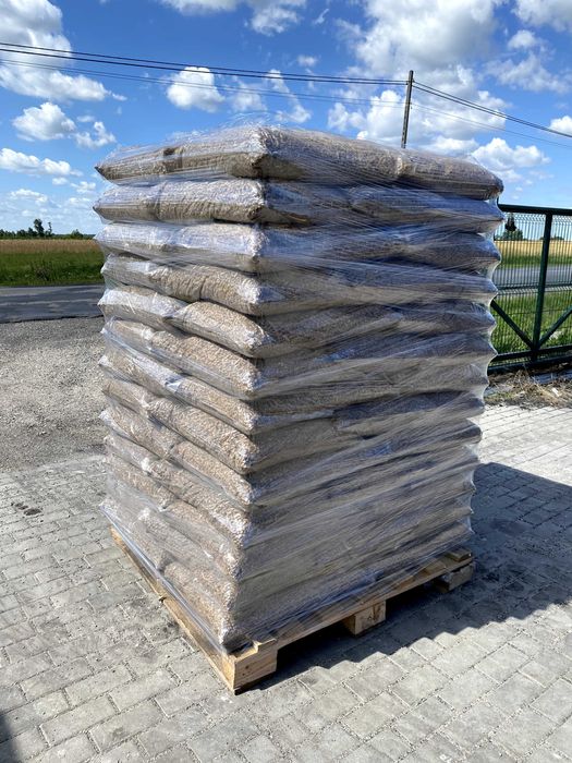 Dostępny od ręki workowany Pellet iglasto- liściasty 6/8mm cena Brutto