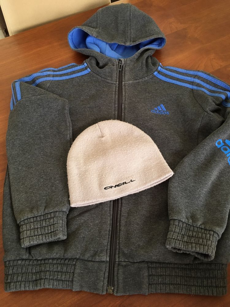 Casaco adidas e gorro o neil