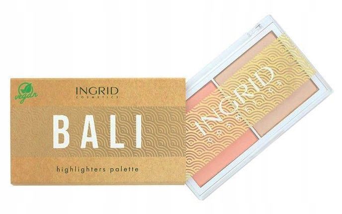 Paleta Rozświetlaczy Prasowany Ingrid Bali 20 G