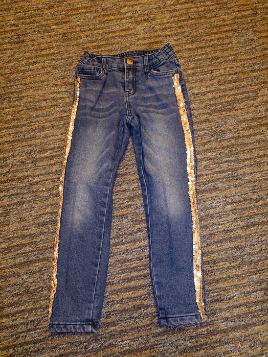 Dżinsy r. 122 lekko ocieplane / Kiki & Koko