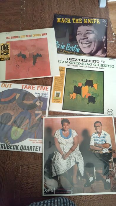 Ella and Louis edição Verve
Stan Getz edição Verve
Ella Fitzgerald edi