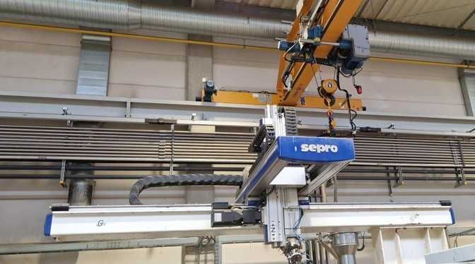 Robot przemysłowy kartezjański SEPRO