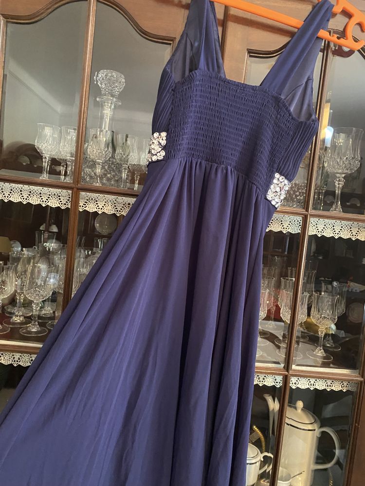 Vestido de cerimónia Azulão M