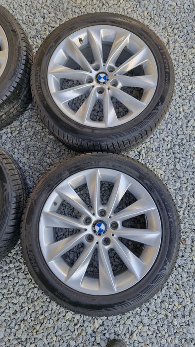 Koła alufelgi 18 cali BMW opony zimowe xdrive czujniki ciśnienia