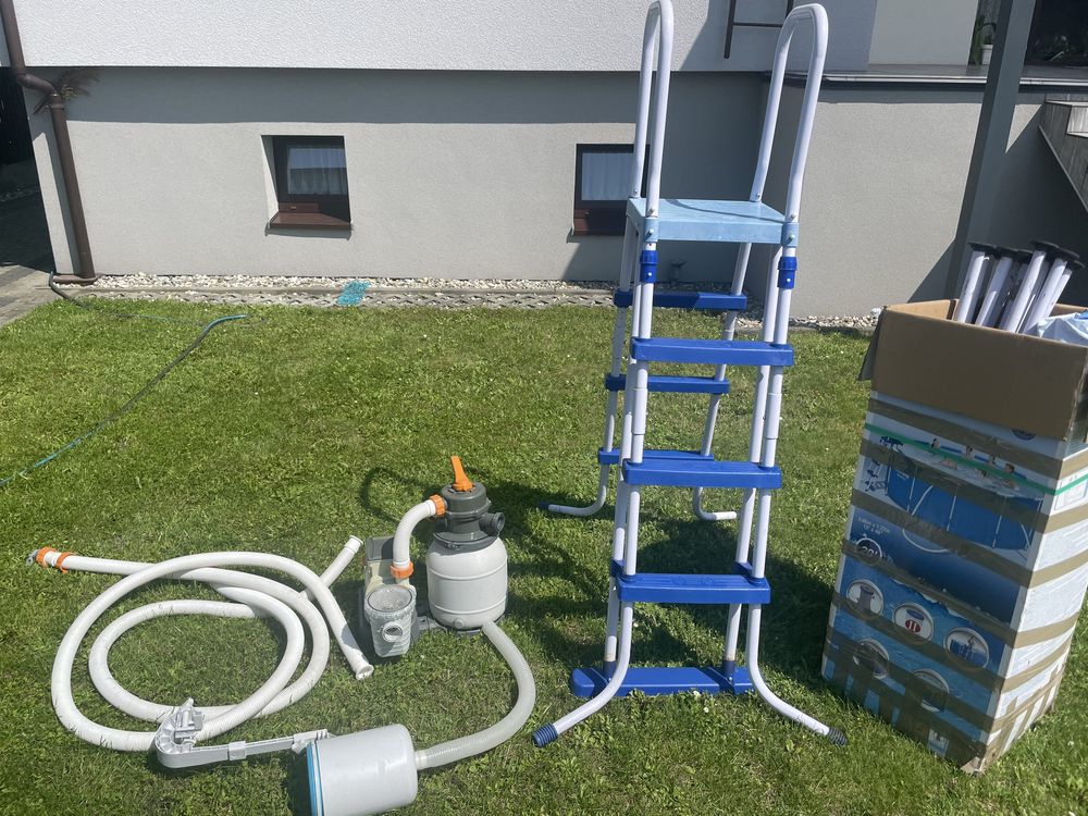 Basen Bestway  3.66m x 1.22m + Pompa piaskowa