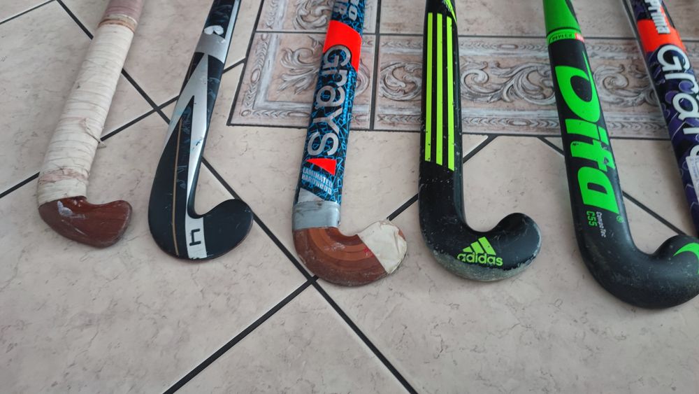 10x kij drewniany do hokeja na trawie + 2x torba