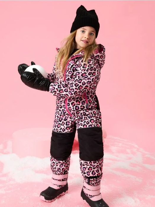 Теплий термо комбінезон на дівчинку 122 розмір