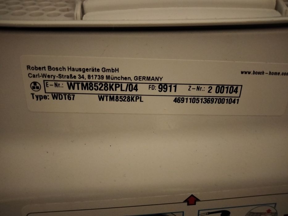 Bęben suszarki Bosch seria 4