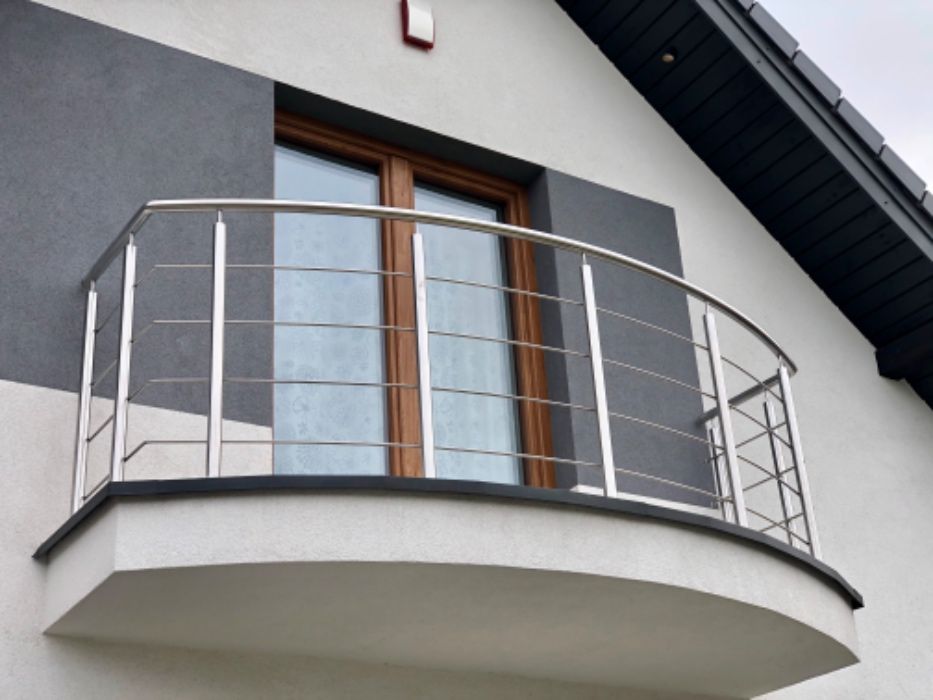 Balustrada Balkonowa Tarasowa Balustrady Ze Stali Nierdzewnej