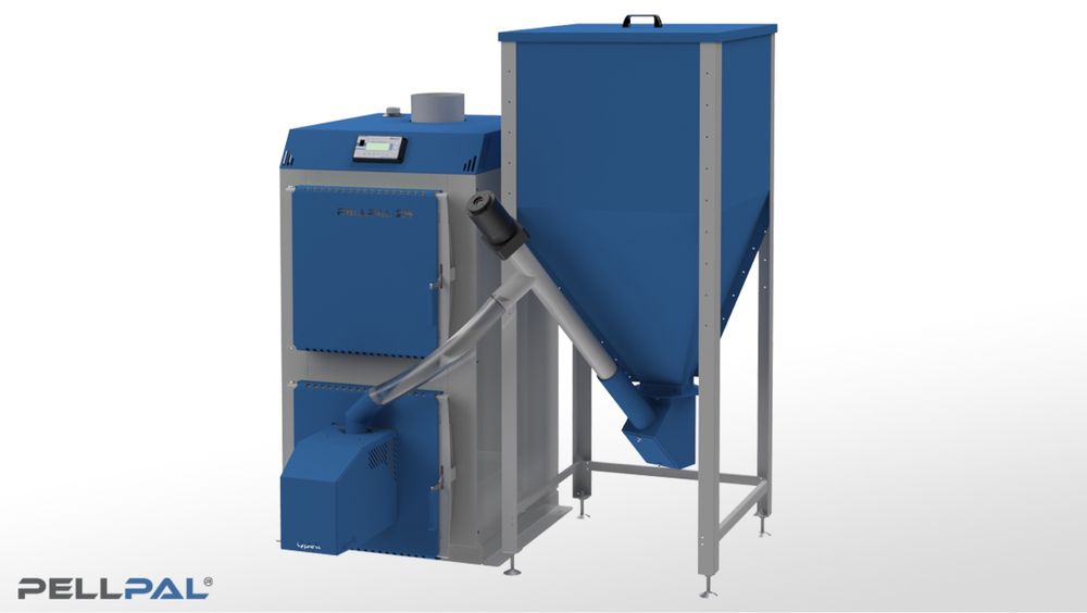 Kocioł Pellpal 24 kW 5 klasa Ecodesign na Pellet do 300 m2 dotacja A+