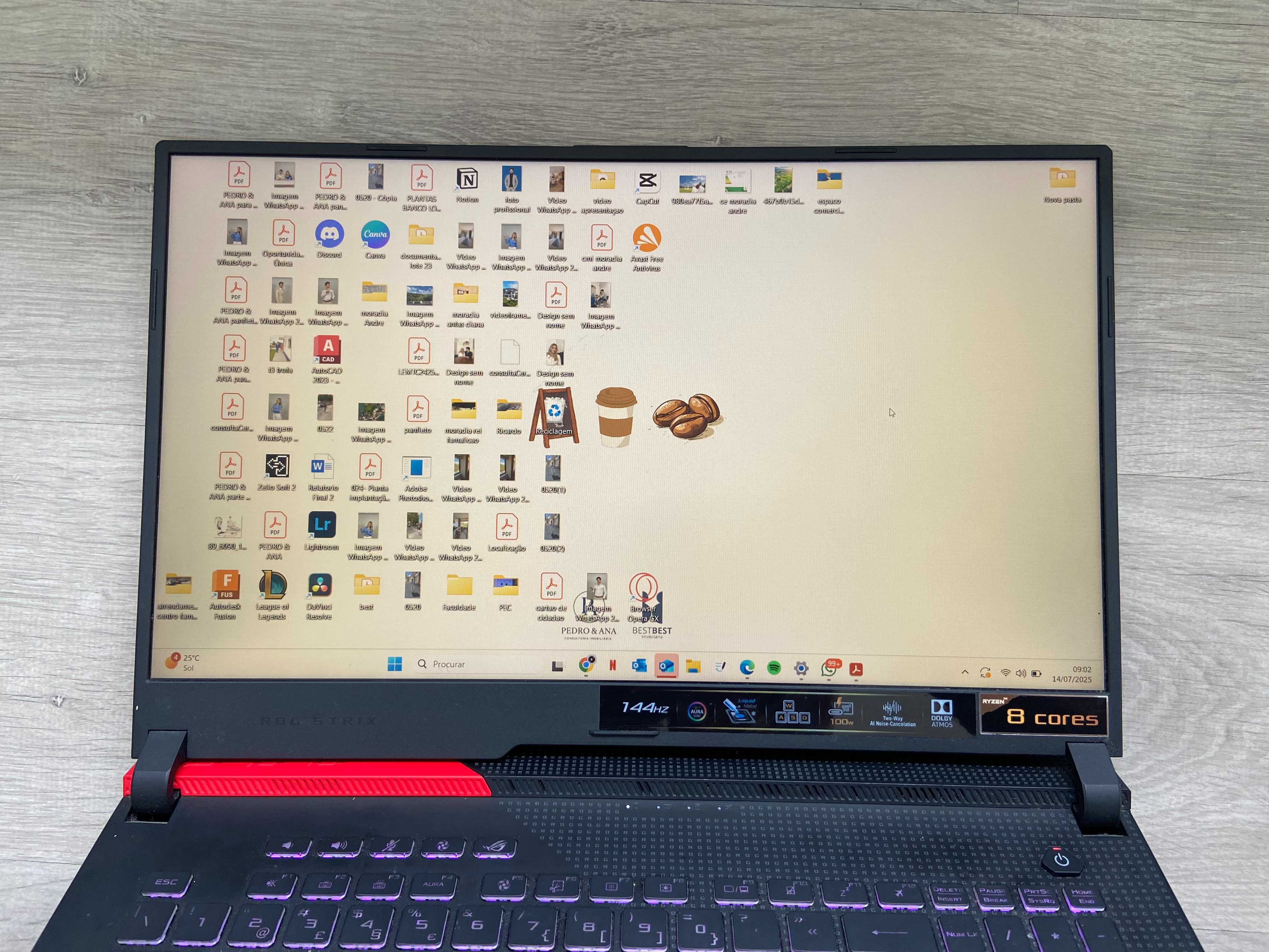 ASUS ROG Strix Ryzen 7 + RTX 3050 | 16GB RAM | Gaming e Trabalho