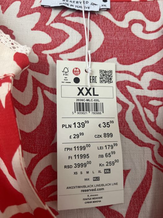 Tunika/sukienka reserved