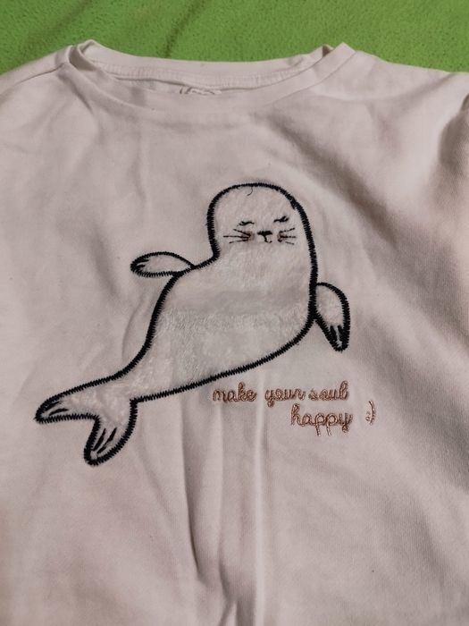 Biała Bluza cool club 116