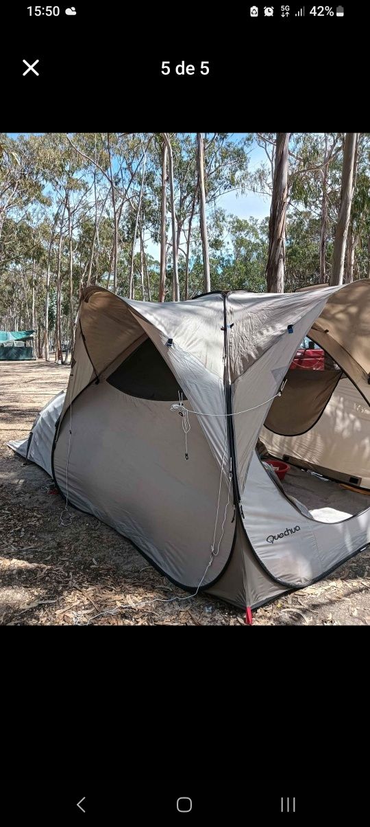 Tenda quechua base seconds 4.1