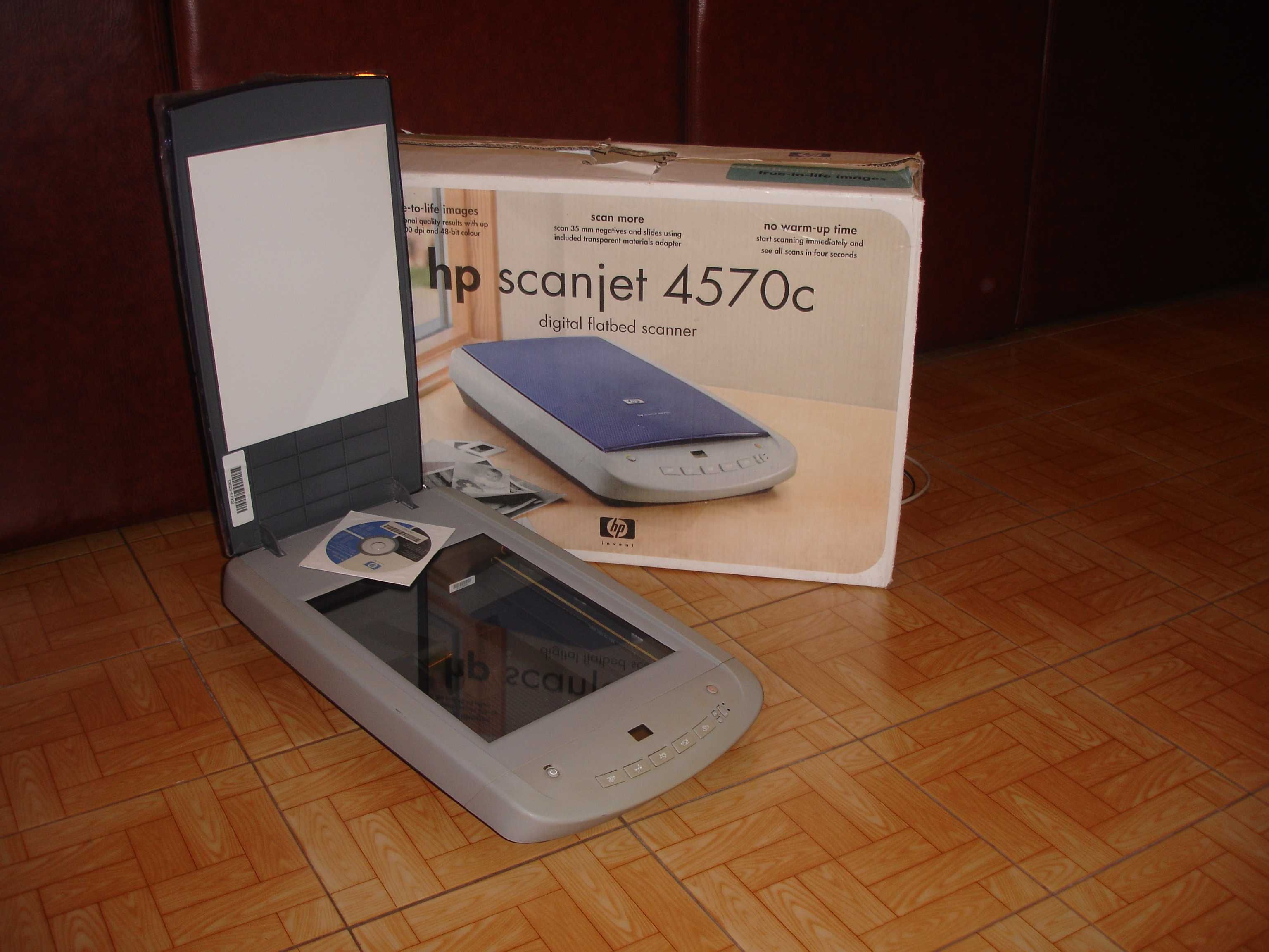 Scanner HP Scanjet 4570c na embalagem original, como NOVO!