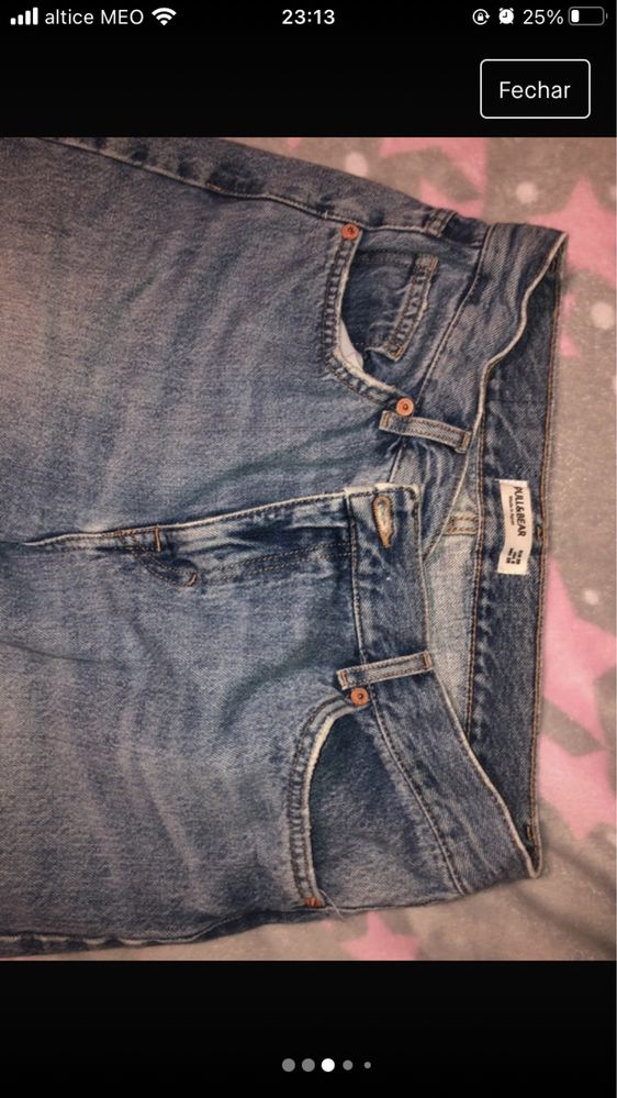 Calças Jeans Pull&Bear