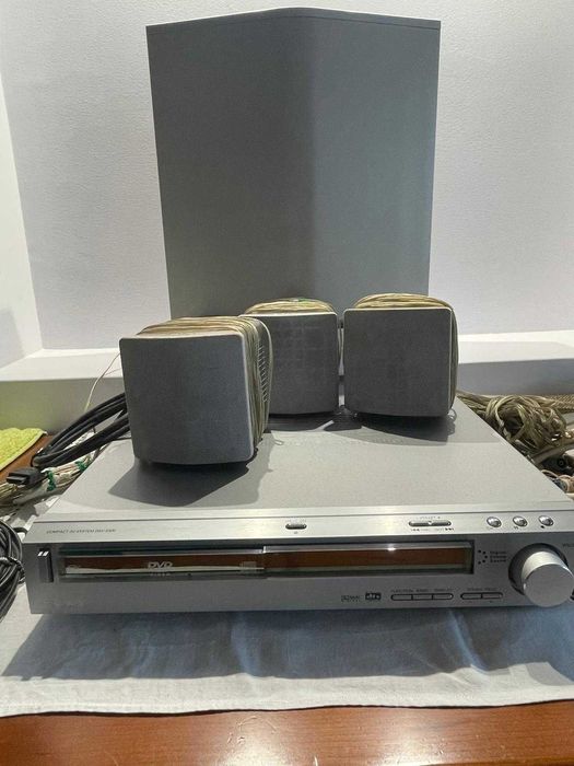 Sistema de Som Sony 5.1 DVD – Completo e a funcionar!