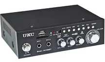 Підсилювач звуку UKC AK-688BT двоканальний з FM-радіо та US 30W, 9489