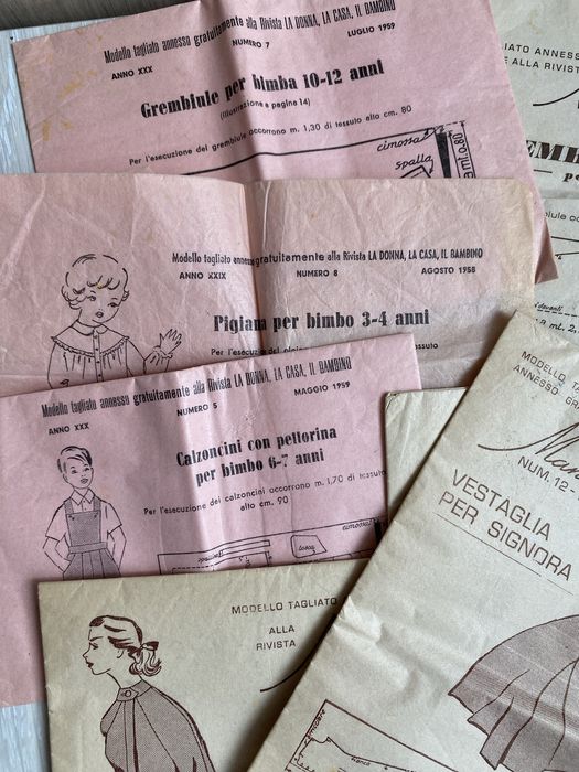 Викрійки вінтажні мода шиття