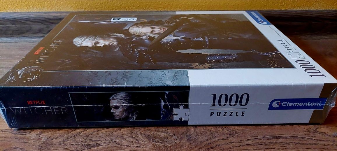 Wiedźmin NOWE The Witcher Puzzle 1000 el. Netflix Clementoni Prezent