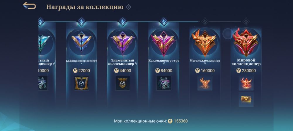 Акаунт Mobile Legends (106*) 400+скінов