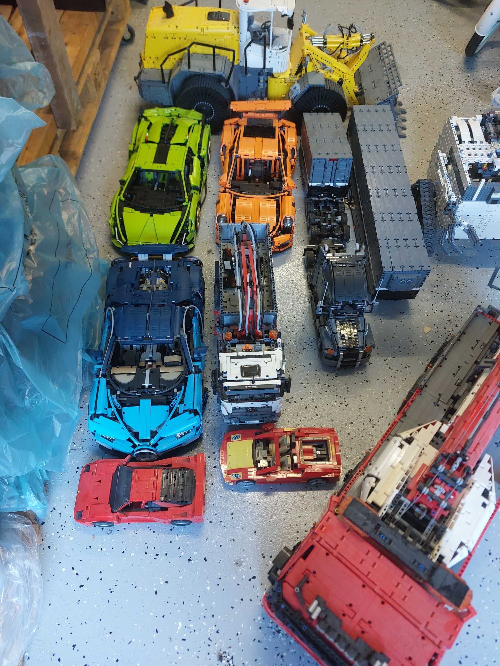 Lego technic 42056, 42083,42115 + modele MOC