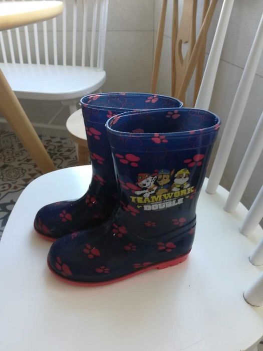 Botas de borracha/galochas 31/Patrulha Pata