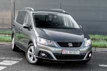 Seat Alhambra 2.0Tdi DSG 4x4 7-osób Xenon Nav ParkAss Front Ass. Martwe Pole Kamera