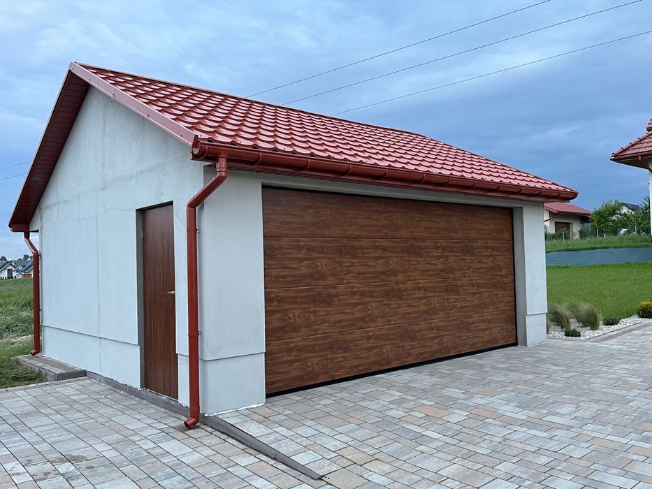 Garaż dwustanowiskowy 35m2 szkieletowy drewniany Johny House