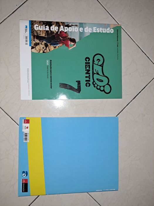 Caderno de atividades de Ciências geocientic e inglês move on 7 ano