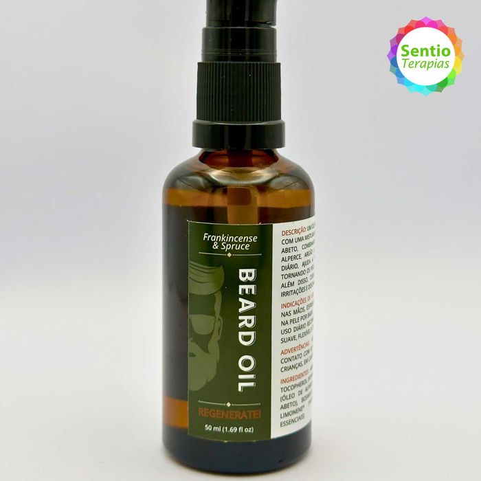 Óleo Natural para Barba - Regeneração