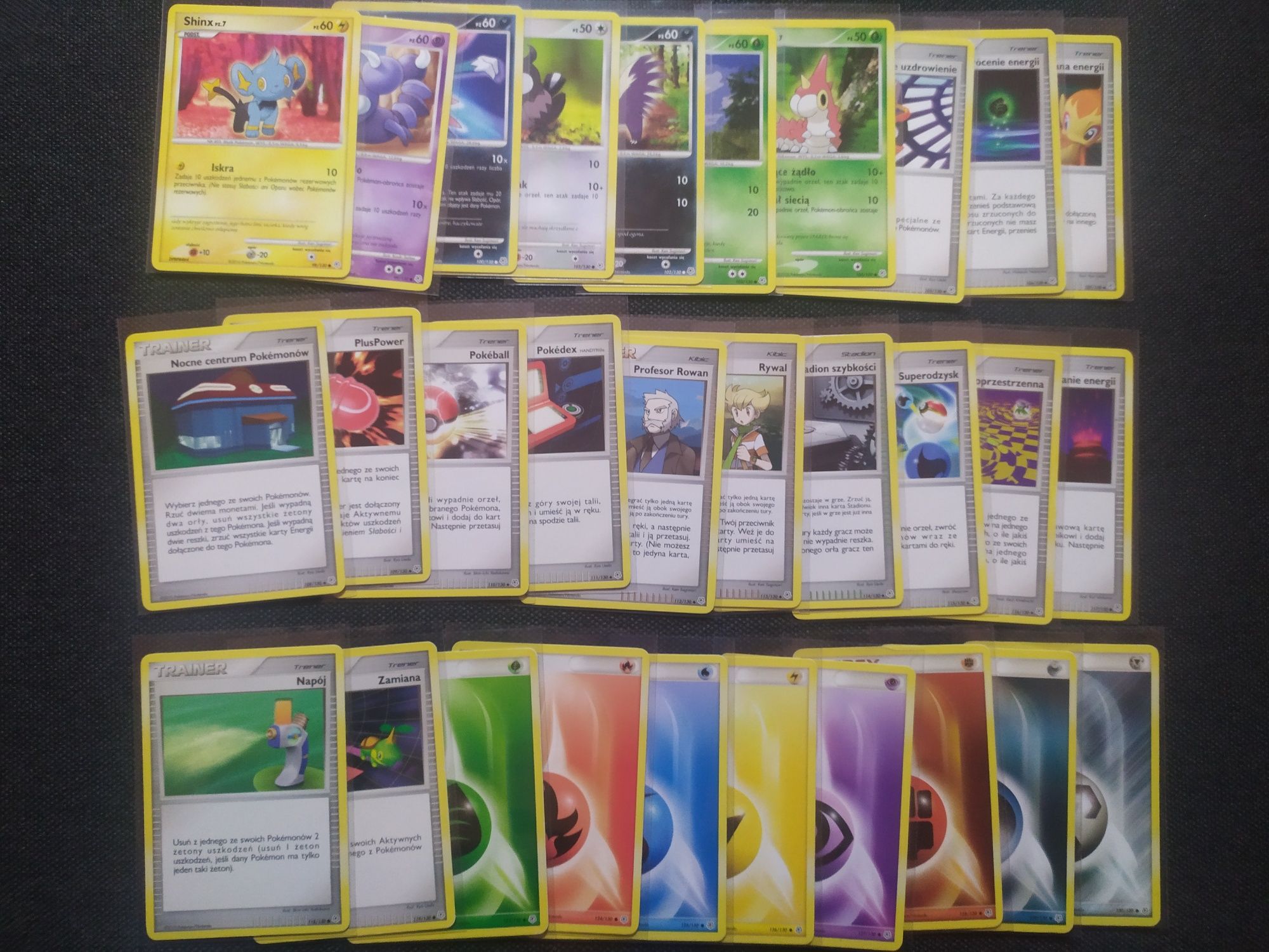 Kolekcja polskich kart Pokemon Diament i Perła