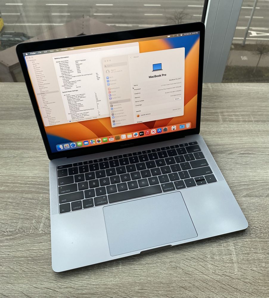 MacBook Pro 13 Retina 2017 | 16gb ram  | i5 2.3/3.6 GHz | 256 SSD