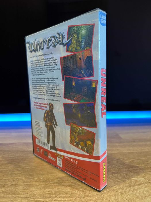 Unreal 1 gra UNIKAT (PC PL 1998) polskie wydanie COOL GAMES EPIC