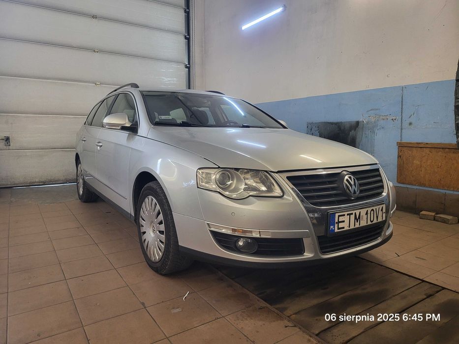 Volkswagen Passat B6 Highline 2.0 TDI, 140 KM, 2007, Zadbany, Highline
