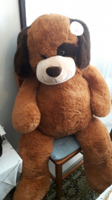 Cão peluche gigante 1m30cm