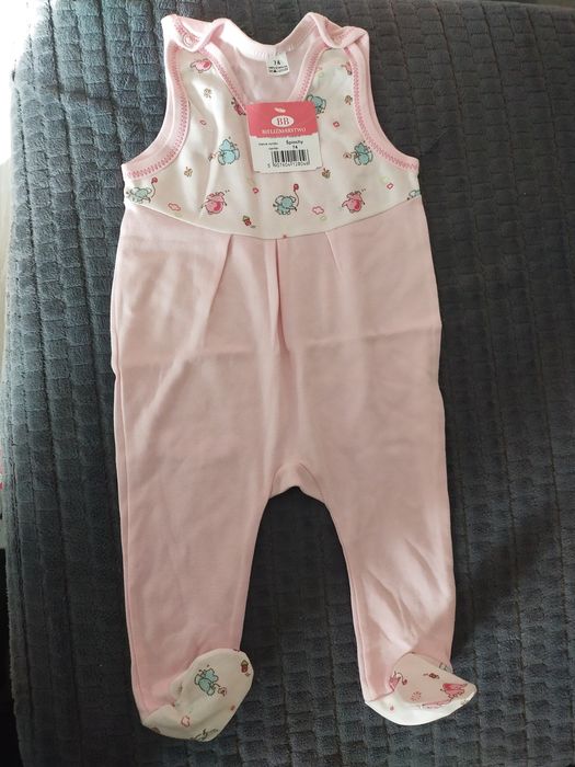 Nowe śpiochy 74 różowe dziewczęce