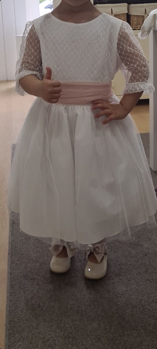 Vestido 5 anos cerimónia menina amaya