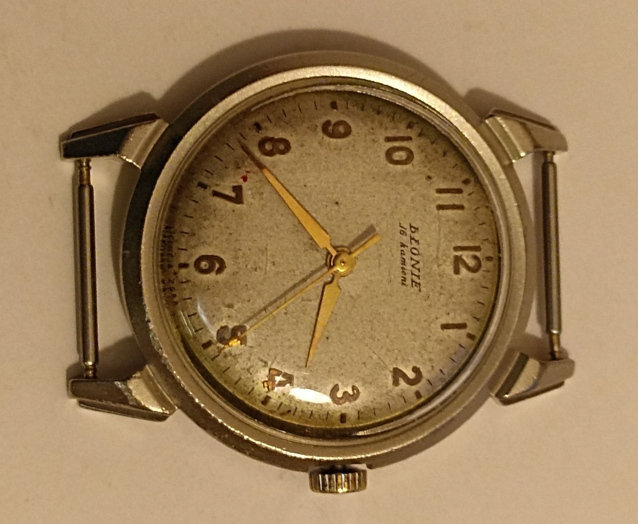 Zegarek Błonie krab  16 kamieni licencja ZSRR
