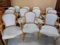 Fotele ludwikowskie 12szt fotel ludwik