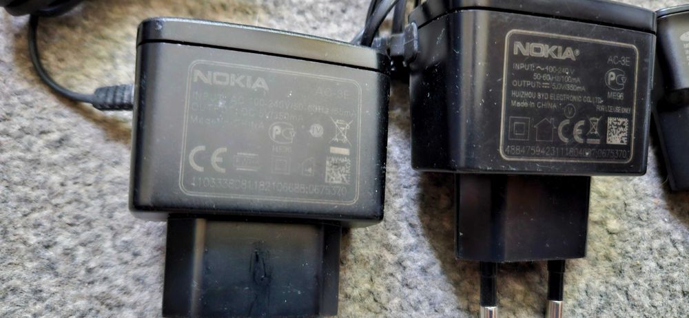 Ładowarki Retro Nokia Samsung oryginały ! Komplet !
