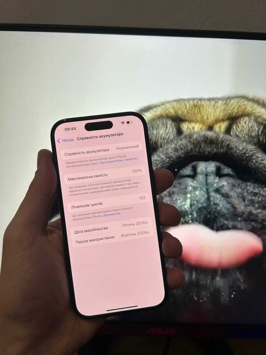 Вживайний Apple iPhone 15 Black 128Gb E-SIM