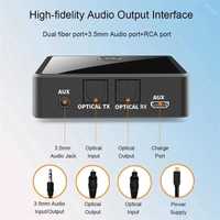 Безпровідний аудіо адаптер Bluetooth AUX oптичний SPDIF