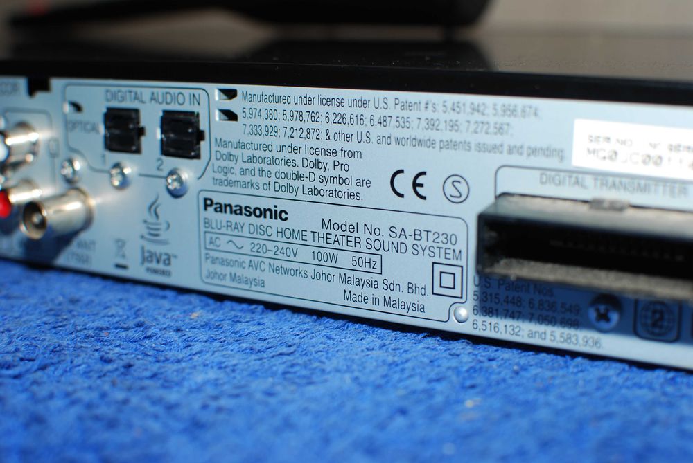 Panasonic SA-BTT370 Blu-ray -kino domowe .