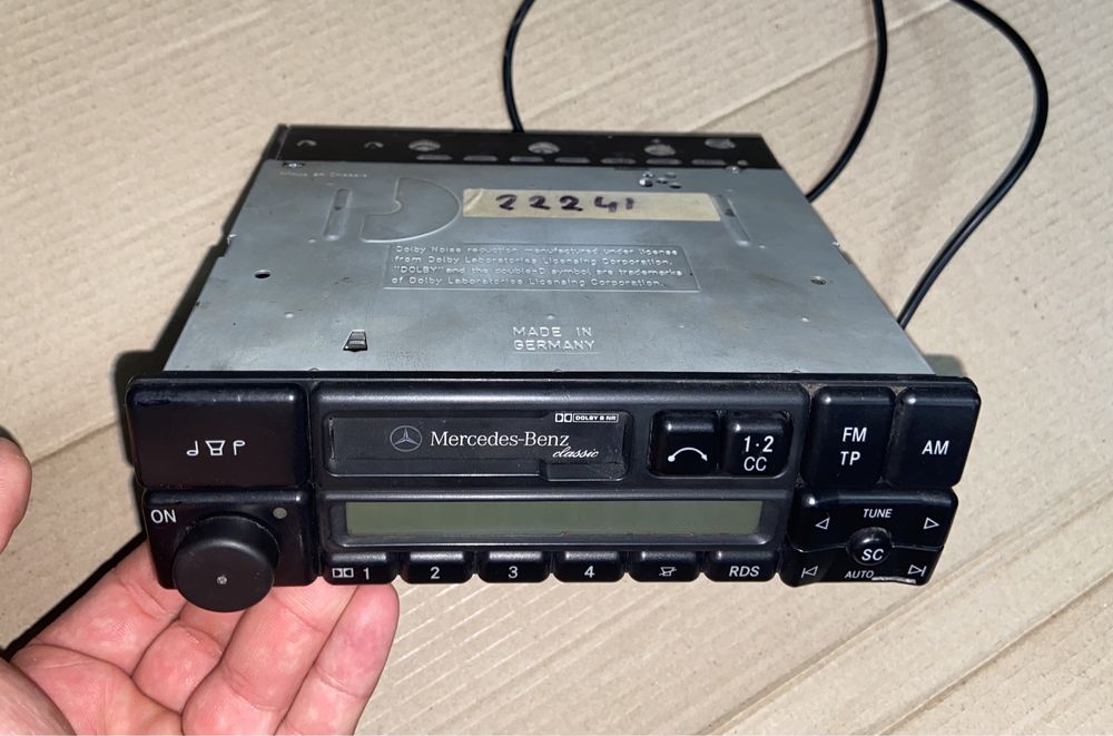 Магнитола Becker Panasonic exquisit special classic   w124 w140 w201