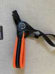 Szelki tre ponti mesh orange